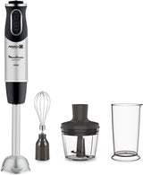 DD6558 DD655810 Quickchef 3-i-1 Tauchmixer, Powelix-Technology, 3 Zubehörteile, Edelstahl, Stahl/Schwarz Kitchen Naty Shop