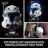 LEGO 75349 Star Wars Captain Rex Hjälmset Clone Wars Samlarmodell 2023-serien Souvenirbit och presentidé Byggset Besuche den LEGO-Store