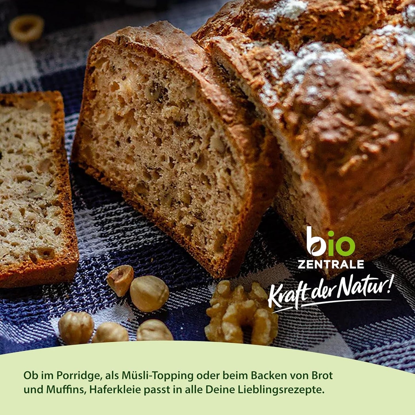 Biocentral ekologisk havrekli 1 kg | Fördelaktigt paket | Proteinkälla med hög fiber | Naturligt vegansk | Från EU:s jordbruk | Lågt sockerinnehåll