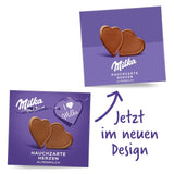 Milka I love Milka Hearts – alpin mjölkchoklad som smälter i munnen och fina skogshasselnötter – 10 x 130g