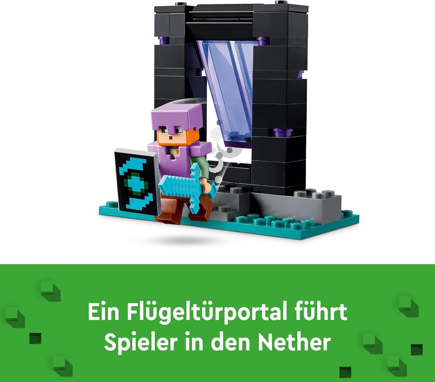 LEGO Minecraft The Armory-lekset med hjältefigurer, leksaksvapen och Alex-figur, actionleksak för pojkar och flickor, present till spelare och barn 7 år gamla 21252 Byggset Besuche den LEGO-Store