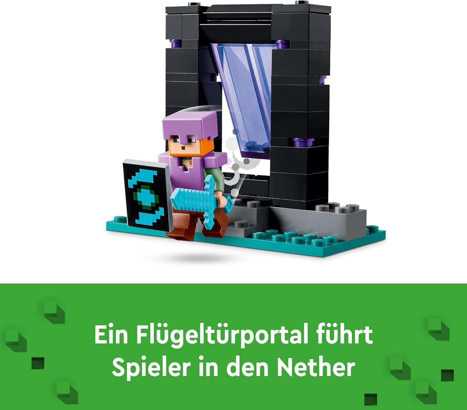 LEGO Minecraft The Armory-lekset med hjältefigurer, leksaksvapen och Alex-figur, actionleksak för pojkar och flickor, present till spelare och barn 7 år gamla 21252 Byggset Besuche den LEGO-Store