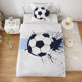 Sängkläder för pojkar, fotboll, mikrofiber polyester Sängkläder - barn Naty Shop