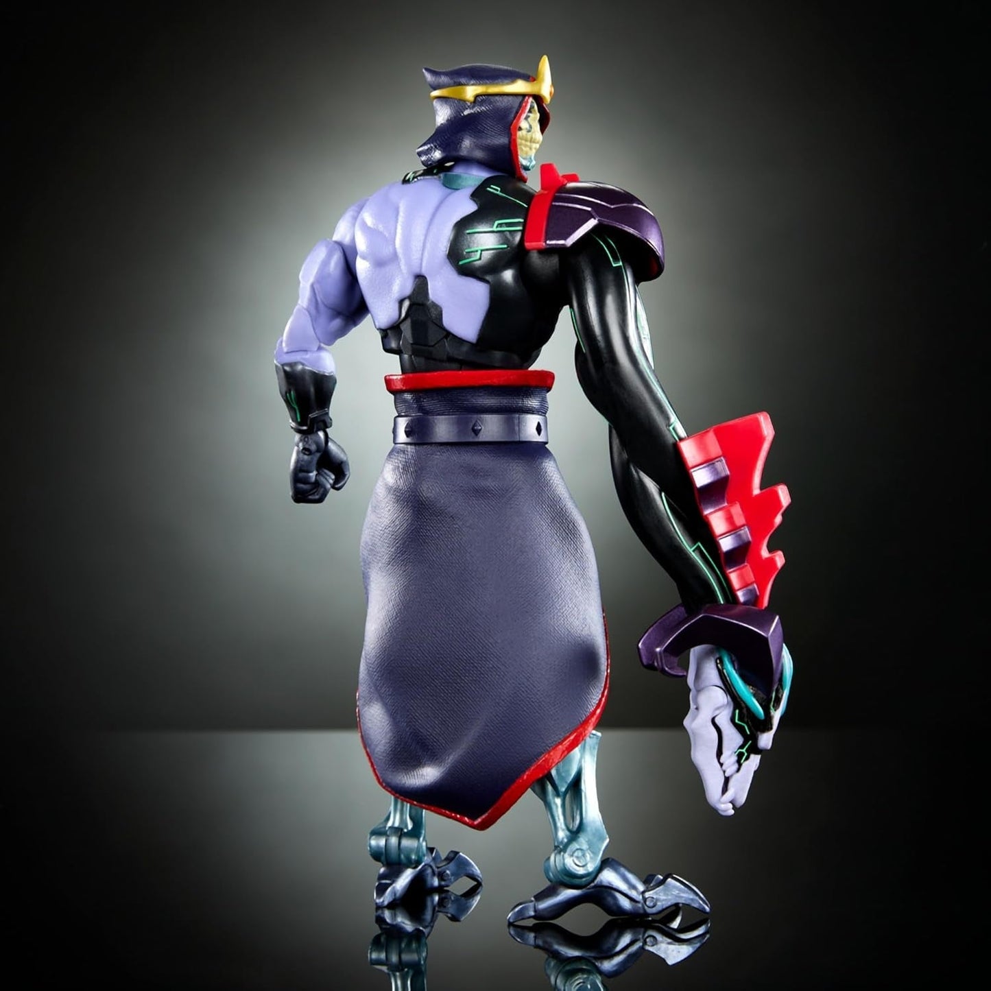 Universums mästare: Revolution Masterverse Skeletor Actionfigur Samlarfigur med 30 rörelsepunkter och rörlig robotarm Motu Toy HYC46 Actionfigurer Naty Shop