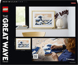 LEGO 31208 Art Hokusai - The Great Wave 3D japanska väggdekorationer Hantverksset Inramad havsduk Vuxenhobbyer DYI Hemkontorsdekorationer Byggsatser Besuche den LEGO-Store
