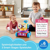Fisher-Price 4-i-1 inlärningsrobot Linus för spädbarn och småbarn, leksak från 6 månader - tysktalande, HCK39 Baby Toys Naty Shop