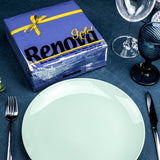 Renova pappersservetter, gyllene blå - 40 servetter