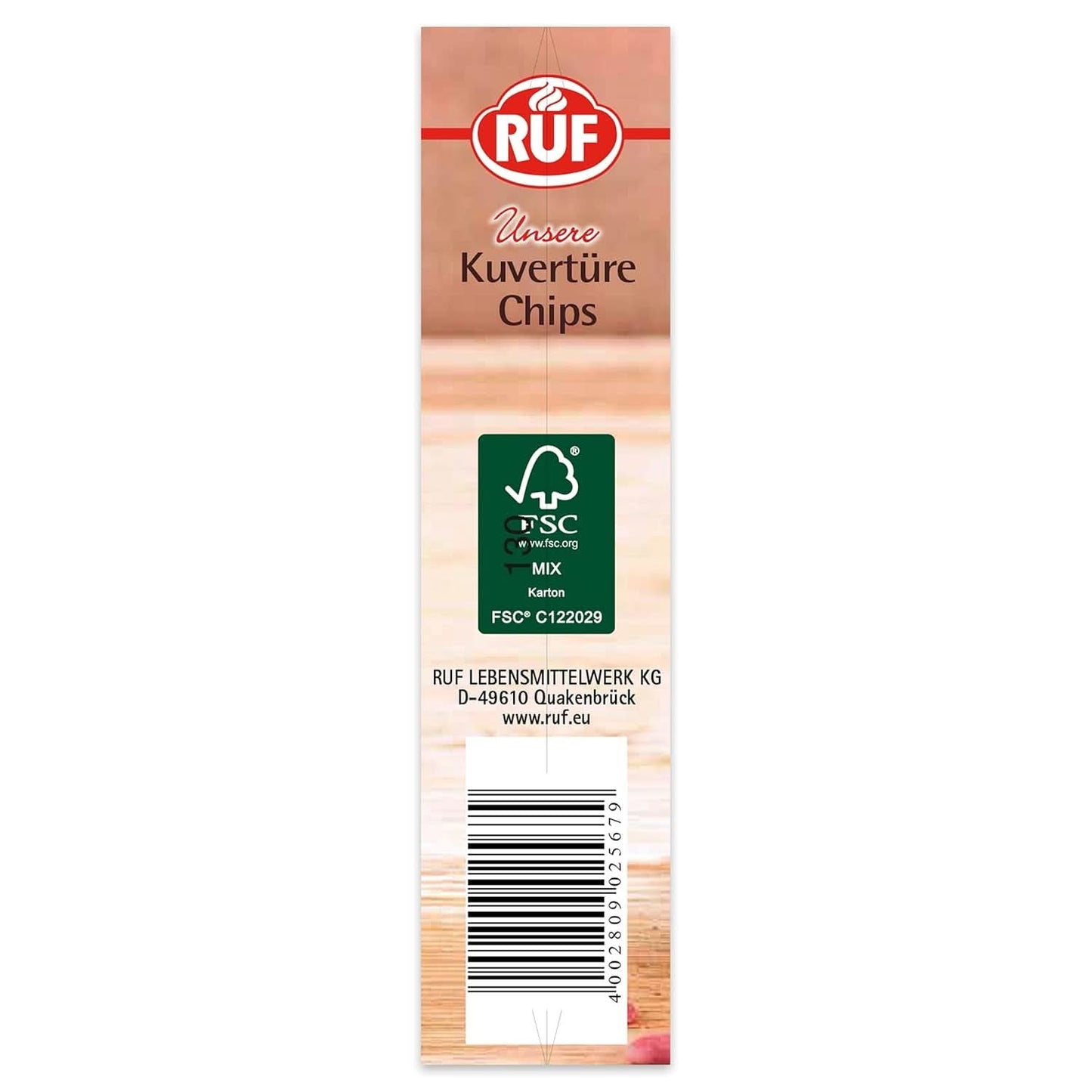 RUF Couverture Chips Ruby, 100 grams glasyr och Decor Naty Shop