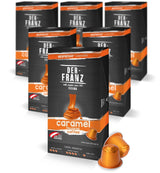 Der-Franz Nespresso-kompatibla kaffekapslar, 6 x 10 kapslar, Caramel Aroma, Medium Roast