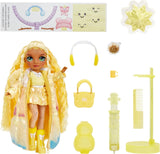 Rainbow High Winter Wonderland - Soligt (Gul) - 28 cm Hidden Magic Water Uppblåsande Snowman Fashion Docka med Snowman Set, lämplig för 4-12 år gamla barn och samlare