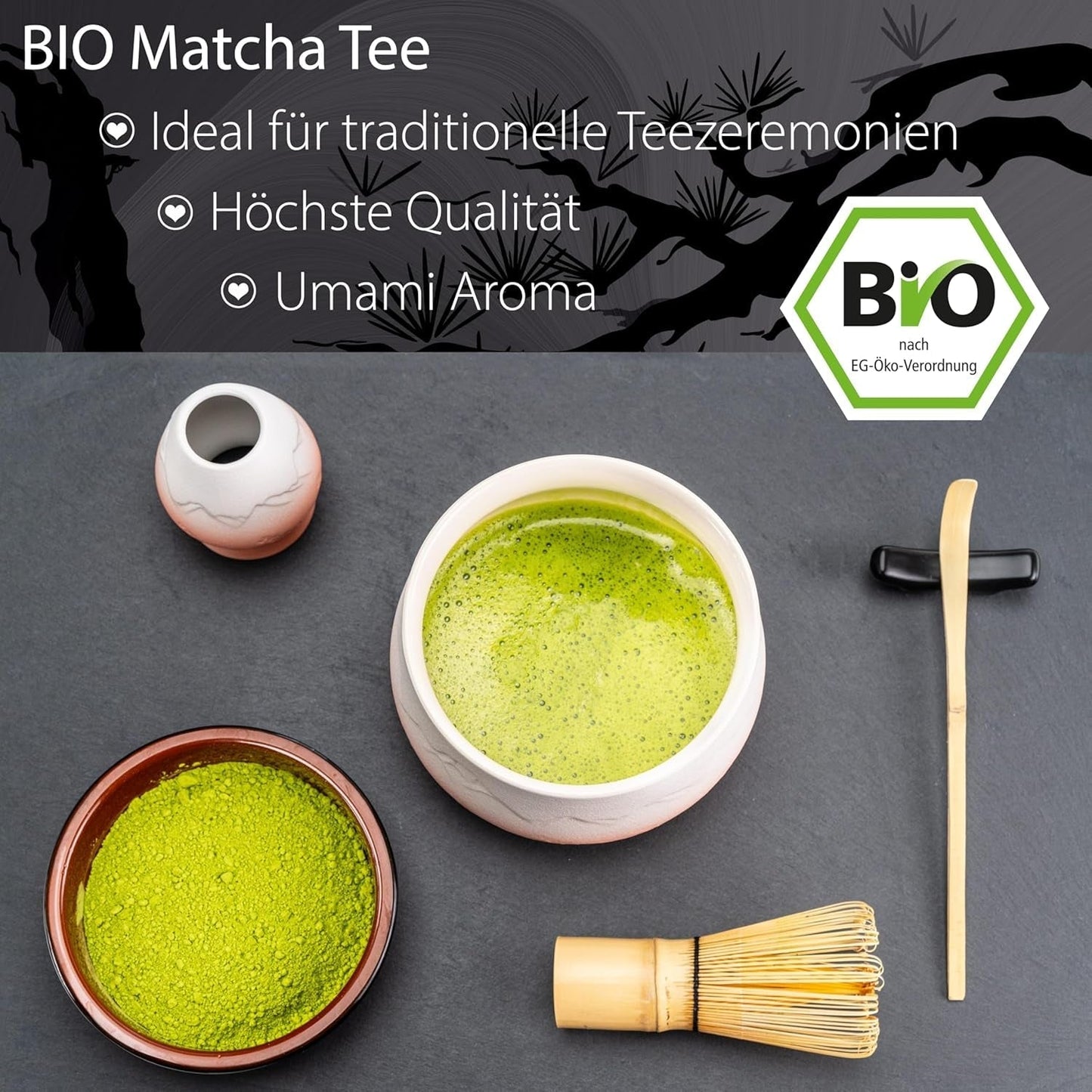 Ceremoniell Matcha BIO kvalitet 100G grönt te 100% ekologiskt grönt te Matcha pulver