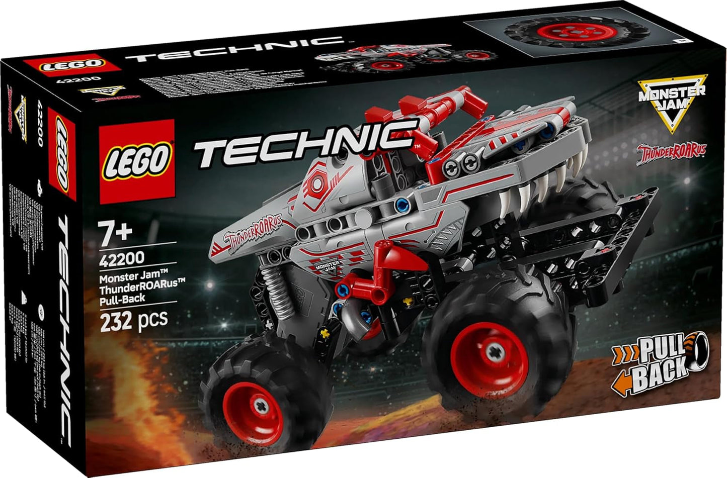 LEGO Technic Monster Jam Thunderroarus Infällbar leksak Monster Truck Byggleksak för barn Present för pojkar och flickor i åldern 7+ 42200 Byggset Besuche den LEGO-Store