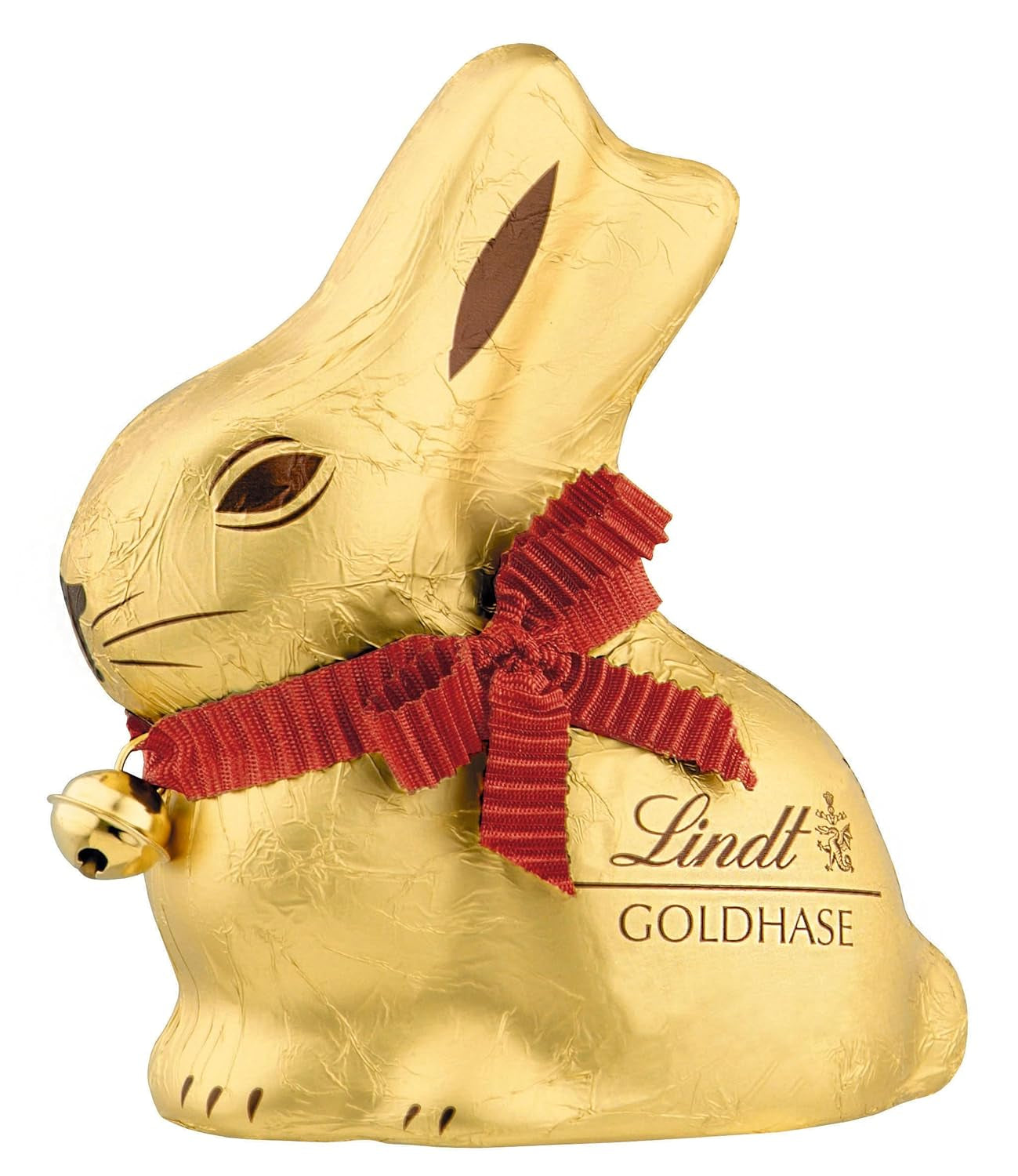 Lindt Choklad Golden Bunny | Den gyllene kaninen 100g | Påskharen Premium Mjölkchoklad | Påskchoklad | Gåva av choklad | Chokladkaninen | Påskharen