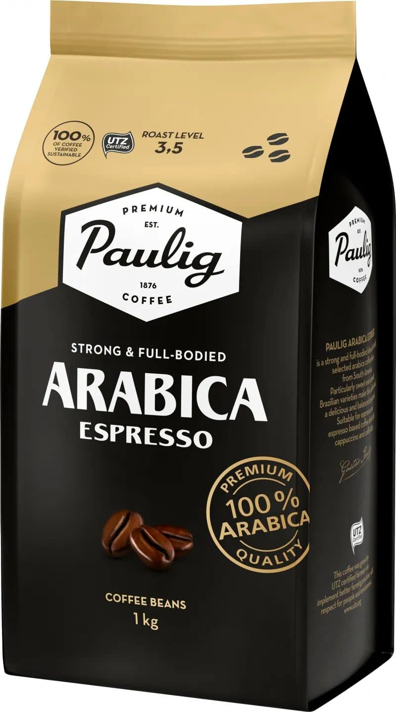 Rostade Arabica espressokaffebönor, 1 kg