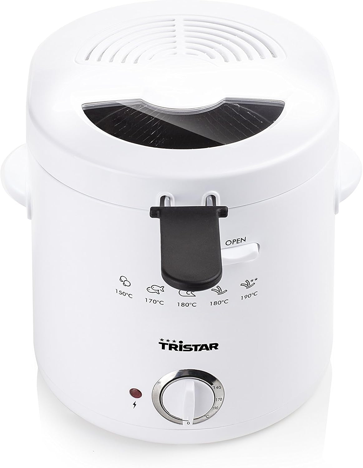 Tristar FR-6941 fritös - termostat, 1,5 L, 1000 W, vit Vitvaror Naty Shop