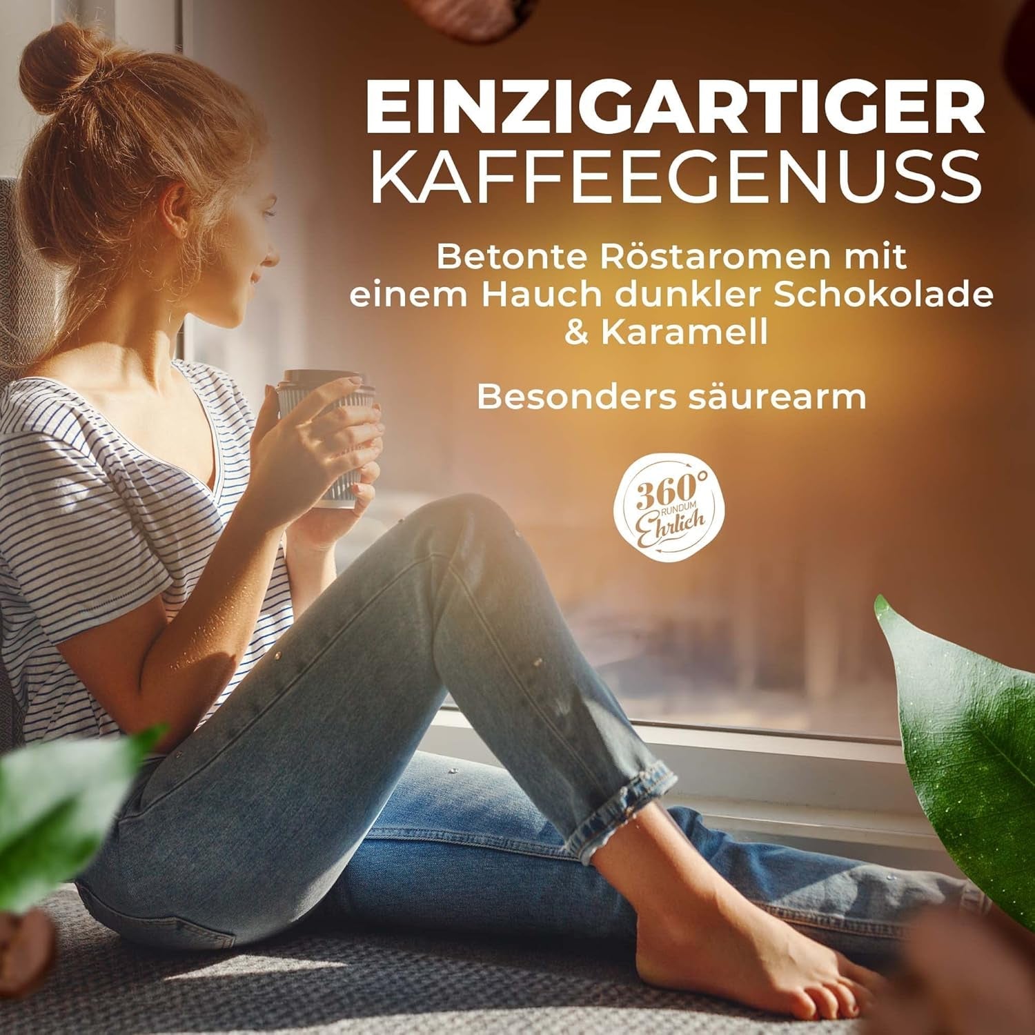 Premium Bio Kaffeebohnen 1000g, 100% Honduras Hochland Arabica Kaffeebohnen Bio - Köstlich, mild, säurearm - Bio Kaffee ganze Bohnen - Ideal as Kaffeebohnen Vollaautomat - 360° Rundum Ehrlich