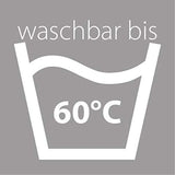 Traumnacht comfort dunkudde med högkvalitativ dunfyllning och luddbeständigt överdrag av 100% bomull, Oeko-Tex certifierad, 80 X 80 cm, tillverkad enligt den tyska kvalitetsstandarden Naty Shop standardkuddar