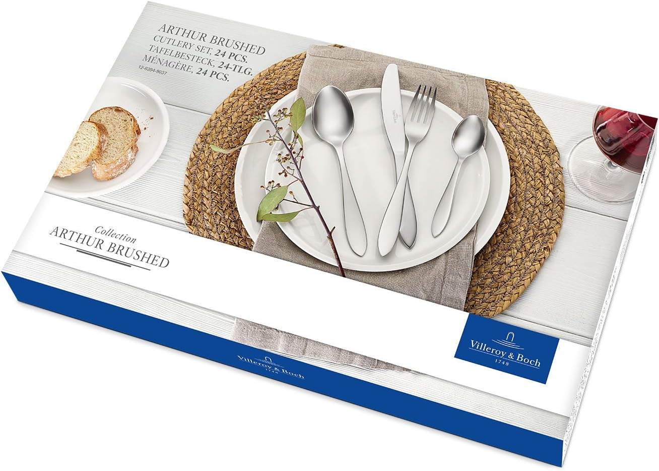 Villeroy And Boch Arthur Bestick för 6, 24 delar, rostfritt stål Kitchen Naty Shop