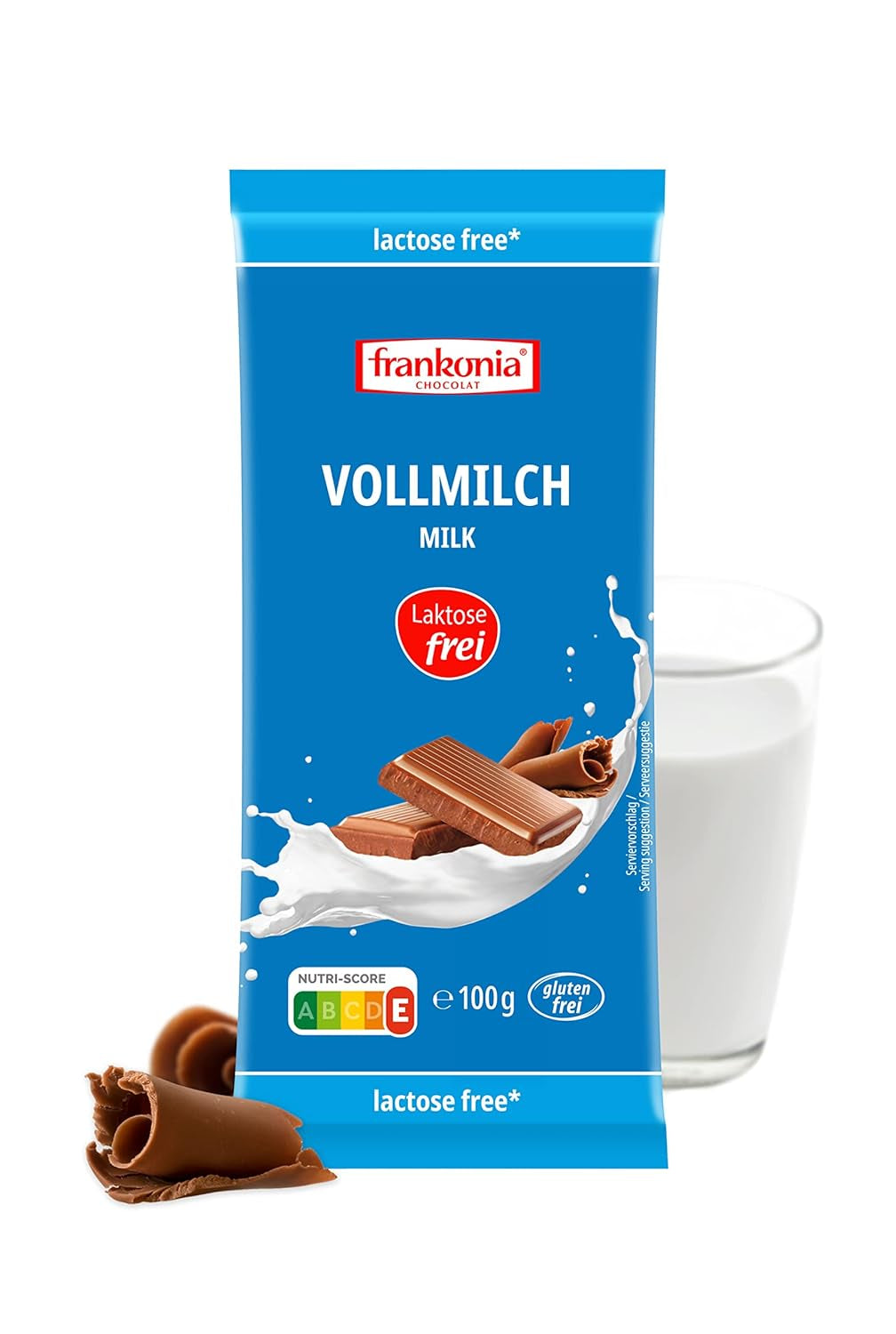 frankonia CHOKLAD Helmjölkchoklad utan laktos och gluten, 100 g