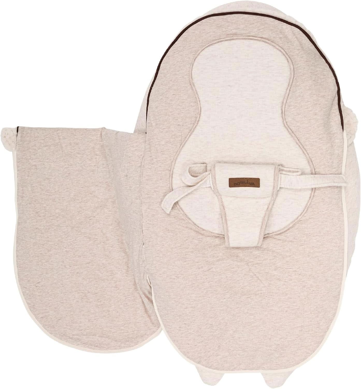 Multifunktionell amningskudde, 4 i 1, Soft Nova, beige, enkel kudde: 202 cm, fåtölj, 40 X 75 X 22 cm Tillbehör Mat och Amning Bebe Naty Shop