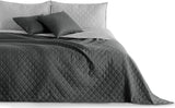 Avkoksöverkast 200 X 220 Cm Grafit Antracit Silver Grå Tvåsidigt överkast lättskött Axel Sängar och filtar Besuche den DecoKing-Store Axel Grafit Silver 200 X 220 Cm
