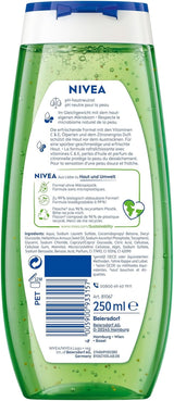 NIVEA Lemon Grass And Oil duschtvål, 250 ml dusch och bad Naty Shop