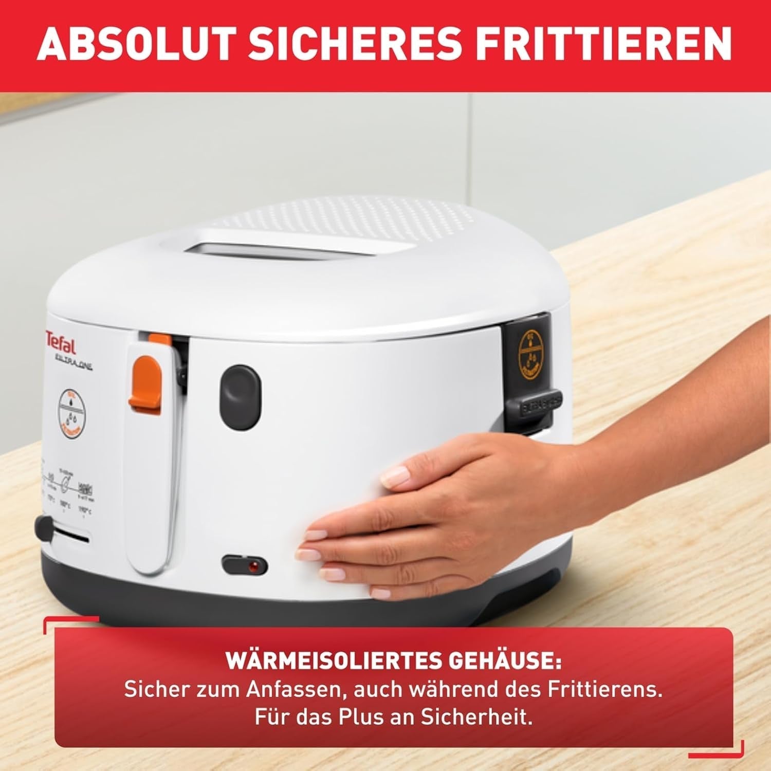 Tefal FF1631 Filtra One fritös, 1 900 W, Kapacitet 1,2 kg Hushållsapparater Naty Shop