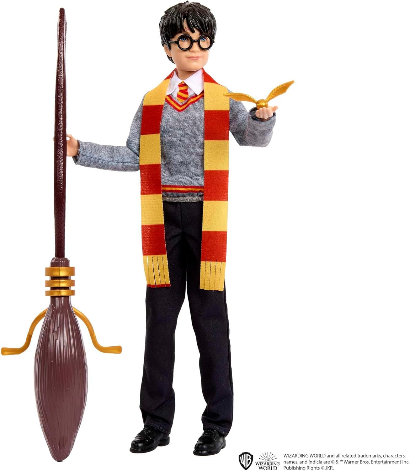 HARRY POTTER Gryffindor adventskalender - 24 berättelser, magiska överraskningar, Hogwarts gemensamma rum, verklighetstrogna ansikte, för fans 6+, HND80 Naty Shop Dolls
