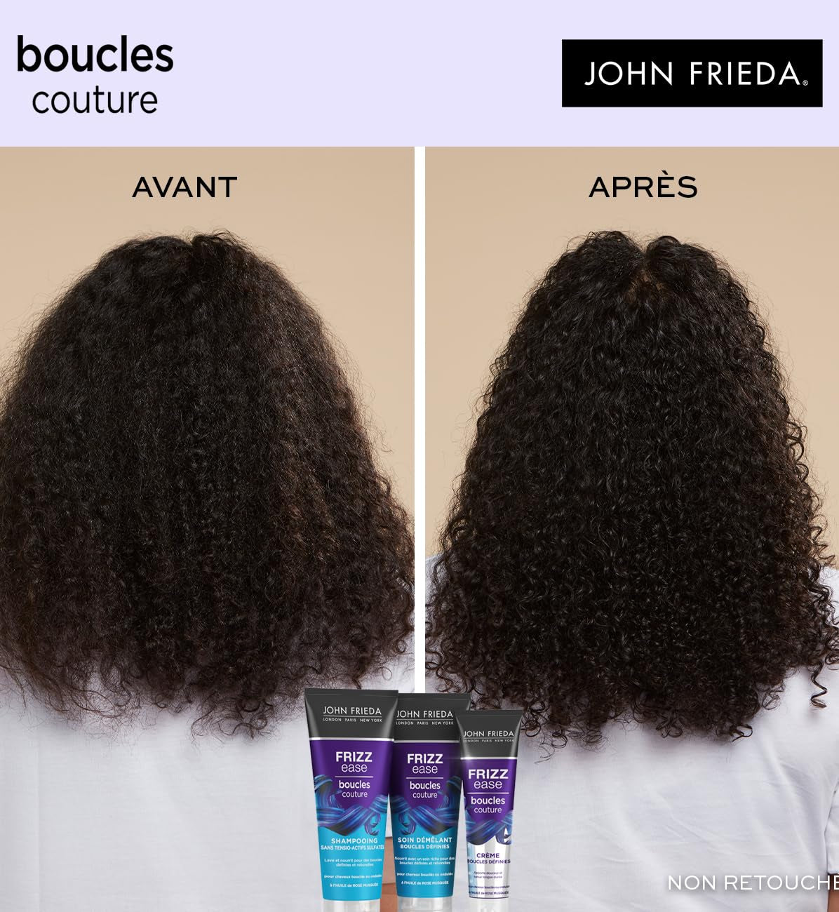 John Frieda Frizz Ease hårbalsam för att reda ut hår, 250 ml hårborttagningsprodukter Naty Shop