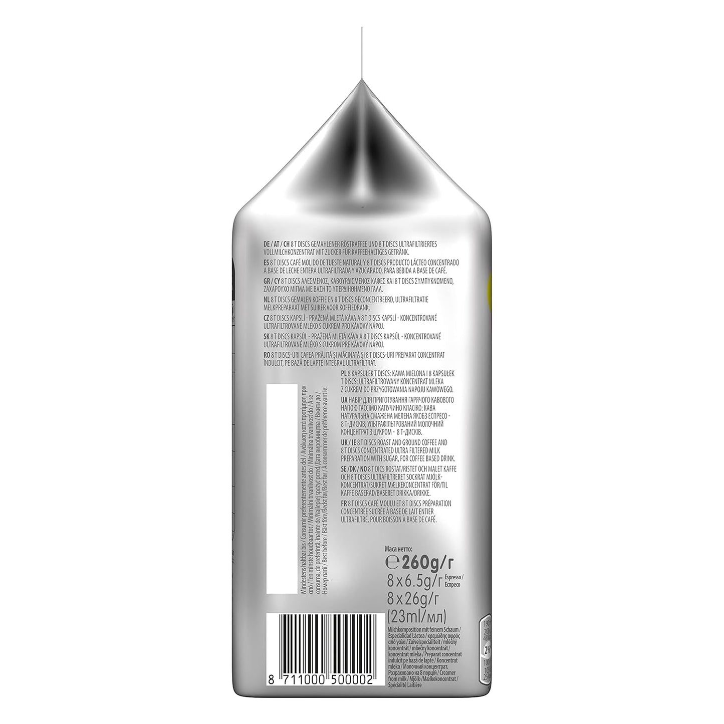 Tassimo Kapseln Jacobs Cappuccino Classico, 5 x 8 dynor, 40 Kaffeekapseln