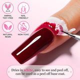 AIMEILI Latex Peel off Tape Nagelleck Korrektor Hautschutz Fingerskydd Für Nail Art Palisade Geruchlos Weiß 15Ml