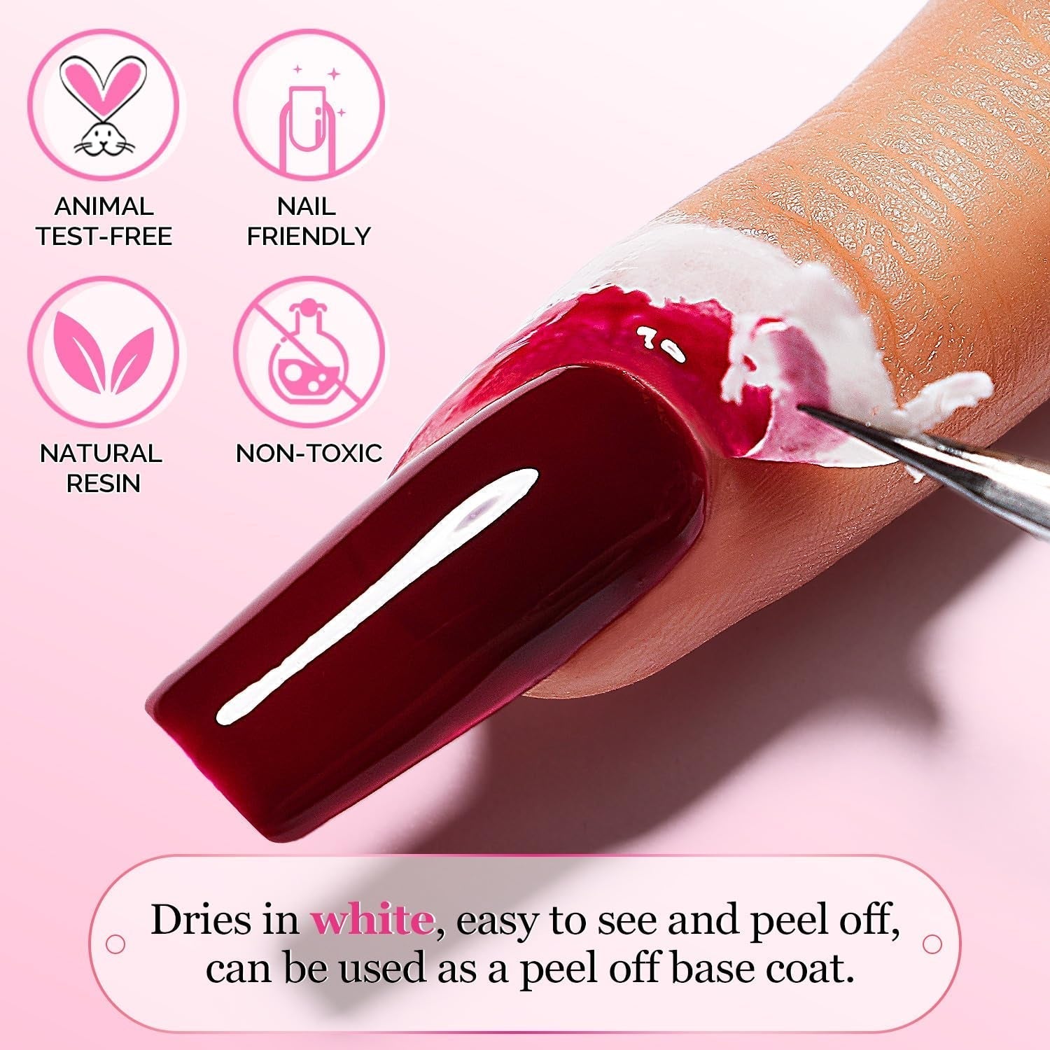 AIMEILI Latex Peel off Tape Nagelleck Korrektor Hautschutz Fingerskydd Für Nail Art Palisade Geruchlos Weiß 15Ml