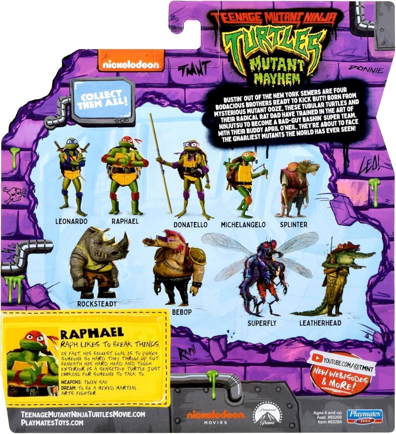 TEENAGE MUTANT NINJA Turtles - Raphael Basfigur Actionfigurer Naty Shop