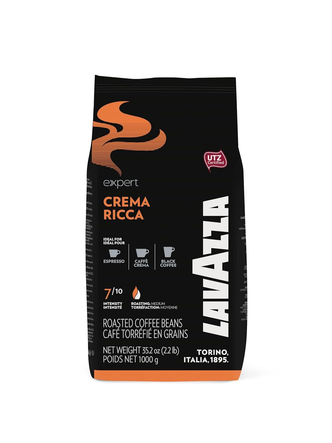 Lavazza Expert Plus Crema Ricca Espresso - 6 hela kaffebönor x 1 kg