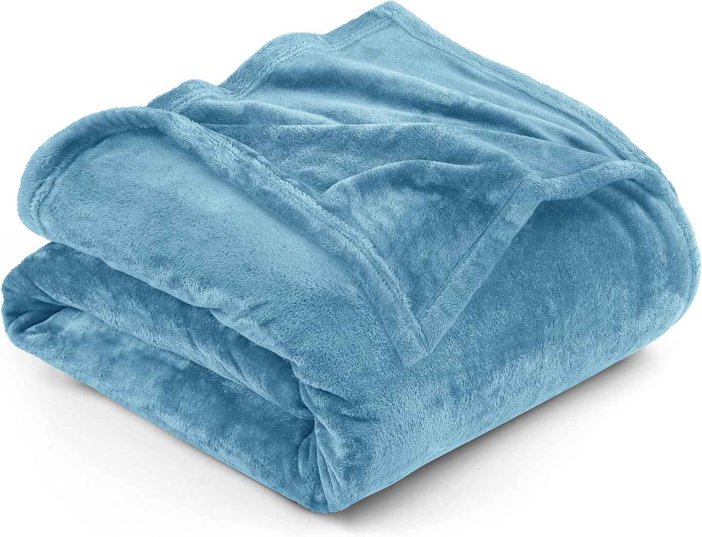 Utopia Sängkläder Kuschelige Fleecedecke [228X228 Cm, Grå] Weiche, Leichte, Warme Flauschige Decke Kuschelige och Atmungsaktiva Decken Für Bett Soffa Soffa
