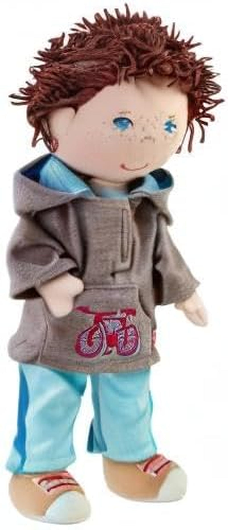 HABA 306528 - Lian Doll - Plyschdocka för barn från 18 månader att leka och kramas av mjuka material - Storlek: 30 cm Naty Shop Dolls
