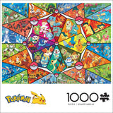 Buffalo Games - Pokemon - Målat glas start - pussel 1000 bitar Puzzle Naty Shop