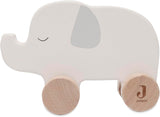 Jollein 112-001-67090 Träleksak på hjul, grön Leksaker Bebe Naty Shop Elefant