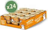 Lily's Kitchen Naturligt våtfoder för vuxna katter, konserverade, läckra bitar i kycklingsås, kornfritt recept (24 brickor x 85 g)