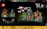 Lego Icons Garden of Silence - Vuxen Zen Botaniska trädgårdsset med lotusblommor - Anpassningsbar japanskt inspirerad skrivbordsdekoration - Present för kvinnor och män 10315 Byggset Besuche den LEGO-Store