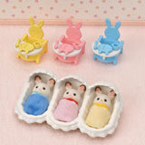 Sylvanian Families L5532 Triplets Starter Kit - Dollhouse Playset Naty Shop Dolls