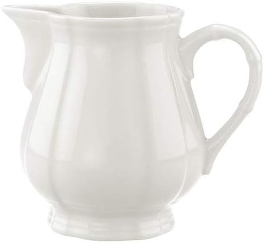 Villeroy & Boch Manoir mjölkmugg, 250 ml, höjd: 9,1 cm, premiumporslin, vit