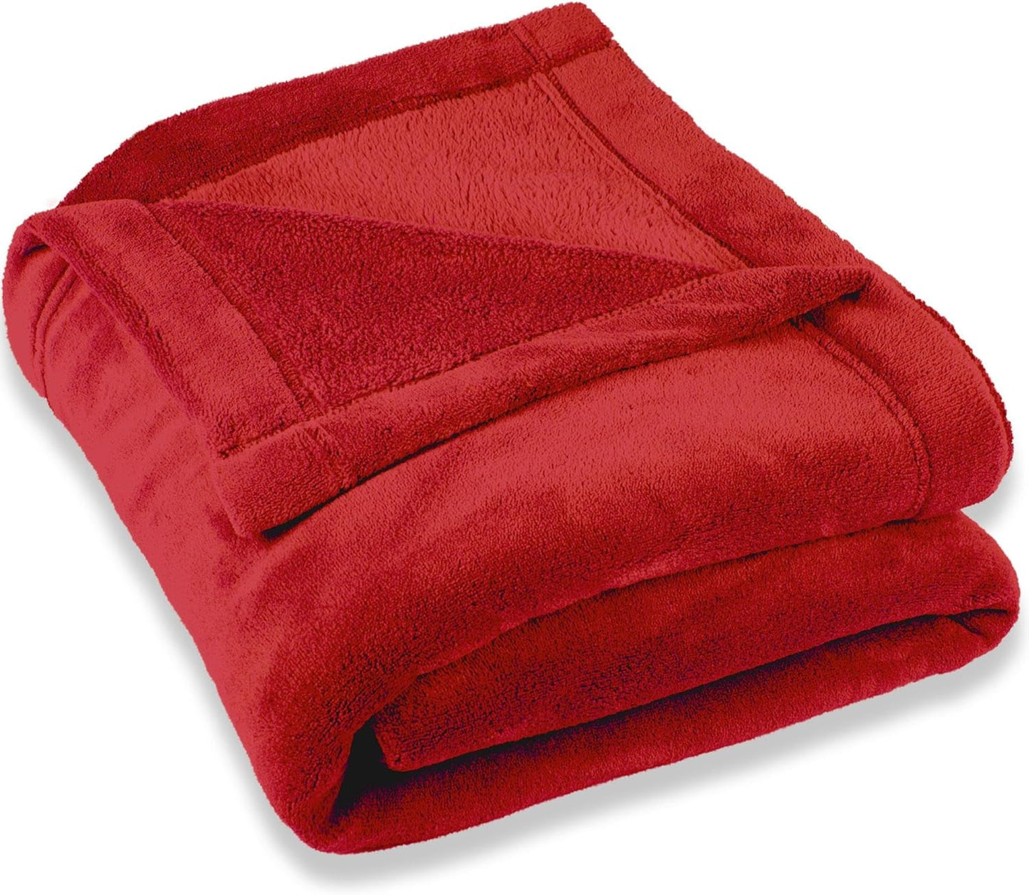 Celinatex fluffig filt XXL 220 X 240 Cm röd sofffilt varm mjuk mikrofiberfilt Fleece Oeko-Tex Montreal Sängar och överdrag Besuche den CelinaTex-Store Röd 220 X 240 Cm