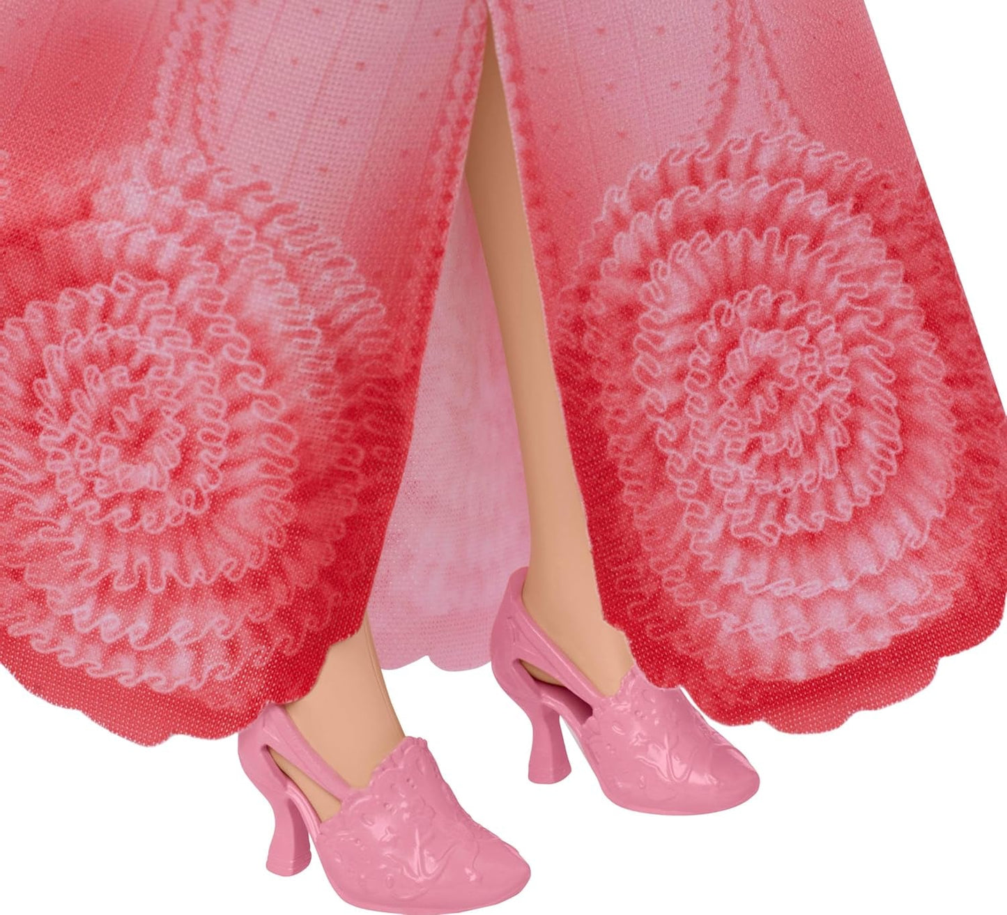 Mattel Glinda från Wicked and Accessories Ledad filminspirerad docka med avtagbar outfit Sings Loved by Us JLG49 Pink