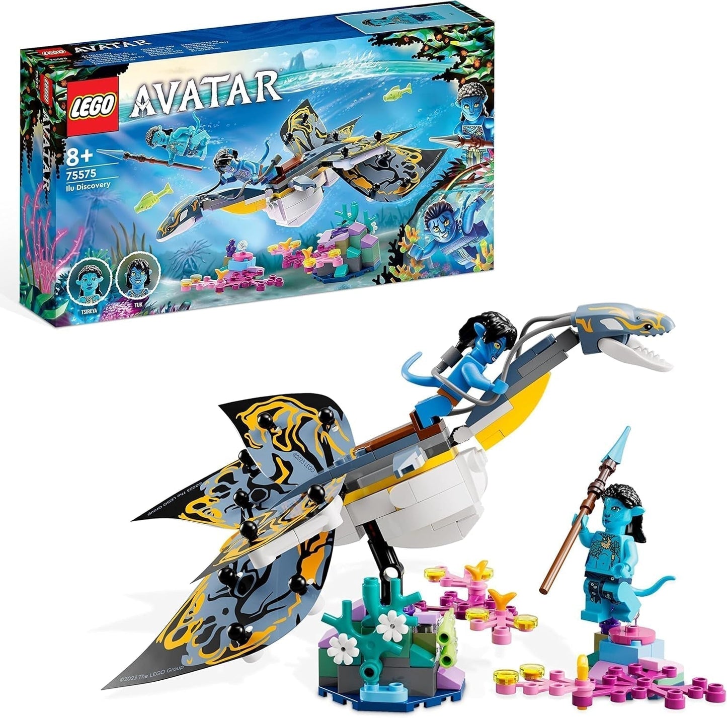 LEGO Avatar Upptäckten av Ilu Water Path Byggleksak med undervattensfigur Pandora Collection Set för barn och filmfans från 8 år och uppåt 75575 Byggset Besuche den LEGO-Store Standardtitel
