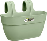 elho Vibia Campana Easy Hanger M 36 - Kruka för balkong och ute - Ø 36,0 x H 26,5 cm - Svart/Antracit