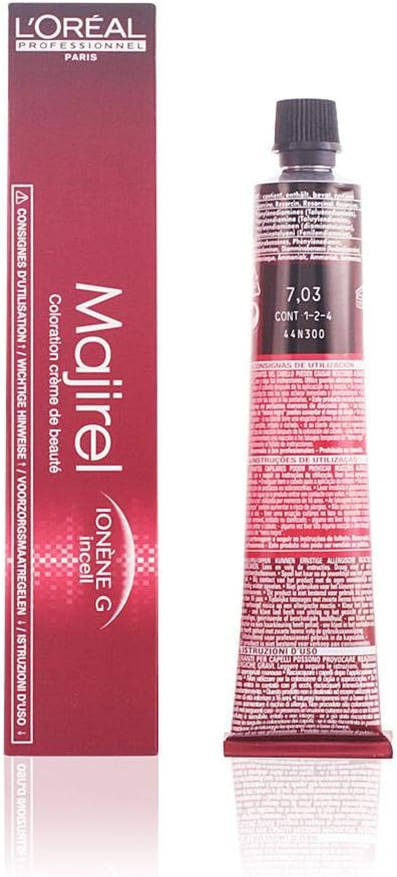 L'Oréal Professionnel Majirel 7 medium blond, 50 ml Hårfärgning Naty Shop 7.03 Medium blond Ljus guld