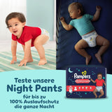 Pampers Premium Protection Pants Größe 6, 78 Windeln, 13kg-19kg, Mit 360° Fitform, 2x breiteren Bundchen als vorher för Komfort & Schutz + 10 Stück Pampers Aqua Baby-Weuchttücher enthalten