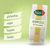 Bioasia Organic Glass Nudlar - Ekologisk ärtstärkelse Långa glasnudlar - Naturligt veganska och glutenfria - 1 x 100 g