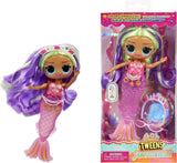 L.O.L. Överraskning! Tweens - Lola Waves Mermaid - modedocka med färgskiftande svans, rörlig fena och vackra tillbehör - leksak för barn och samlare från 4 år Naty Shop Cleo Cove Dolls